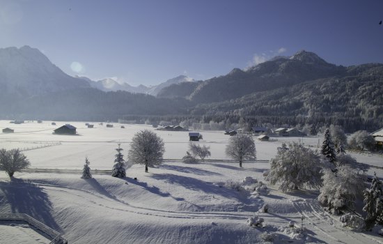 View of a wonderful winter landscape